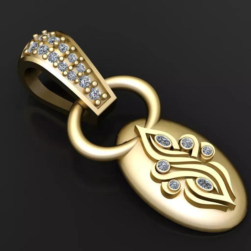 FLOWRAL CHAAND PENDANT 3D PRINTABLE MODEL