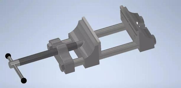 Drill press vise