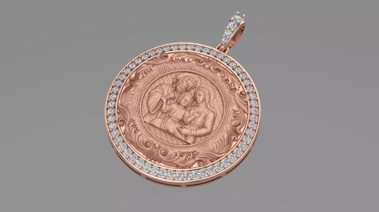 Holy family Jesus Mary 3d model printable model