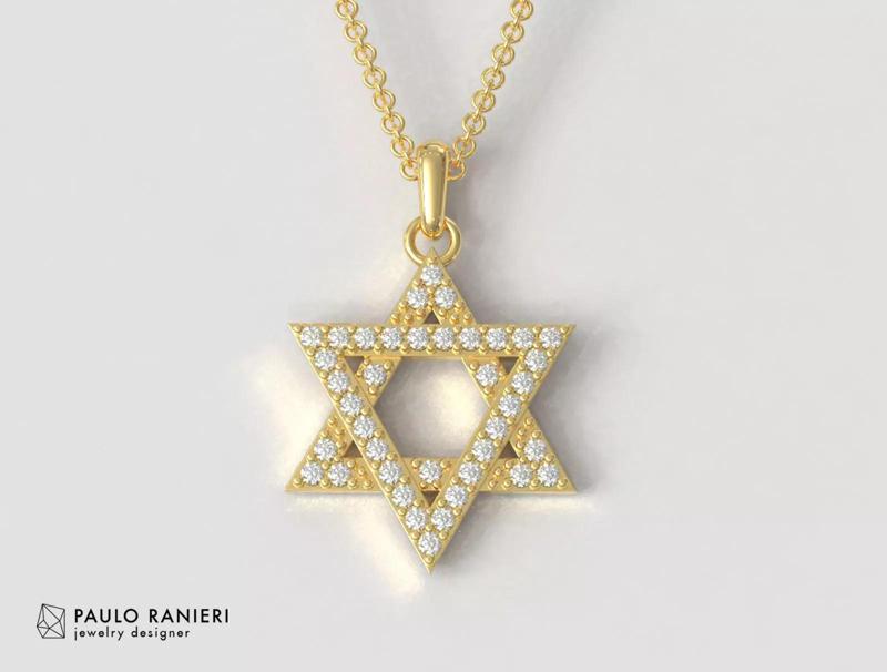 Pendant Jewish Star Of David
