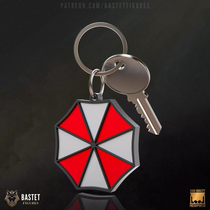 Umbrella Keychain I Resident Evil