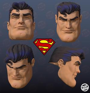 SUPERMAN ED MCGUINNESS STYLE HEADSCULPT