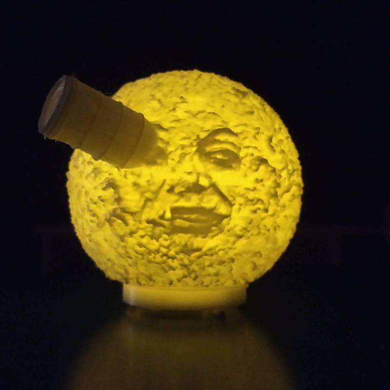 A trip to the moon litophane