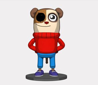 Max The Monkey (Phase 1) from "Friday Night Funkin': Twiddlefinger"