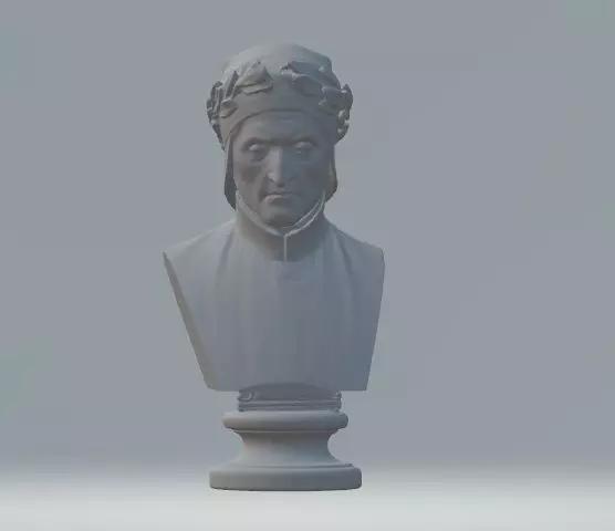 Dante Alighieri 3d model print