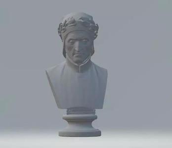 Dante Alighieri 3d model print