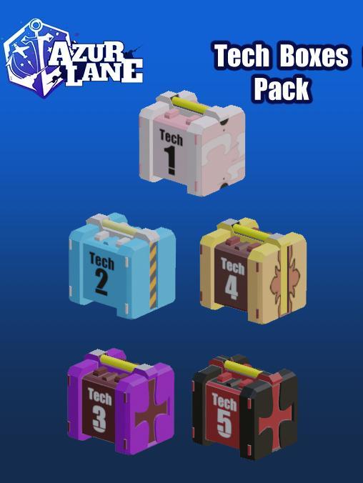 Pack Azur Lane Tech Box and meowfficer