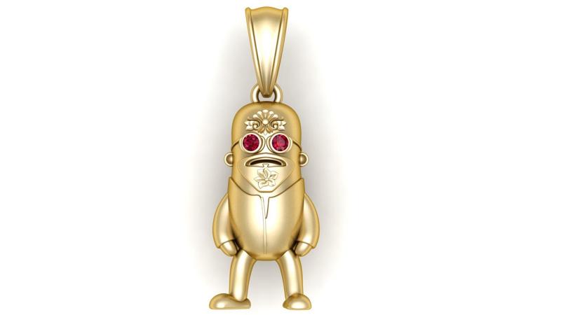 Mizuno Pendant – 3D Printable Model