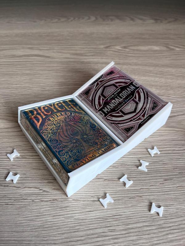 Playing cards wall mount - Double unit - Facing