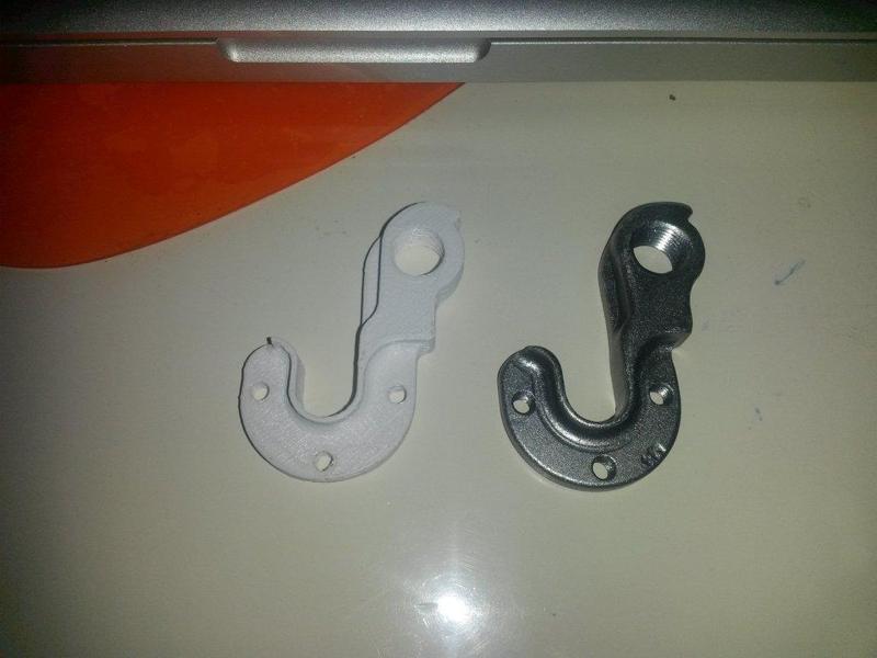 Derailleur hanger #19 - I recommend Carbon fiber filament