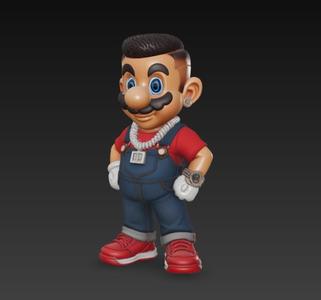 Mario Bros haircut casual