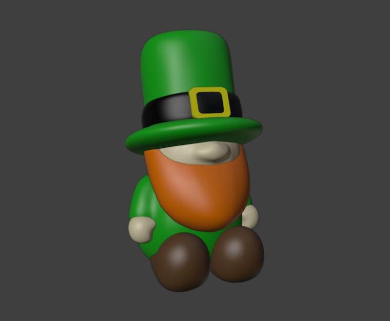 Leprechaun Statue & Keychain
