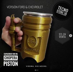 CHOPERA PISTON - FORD AND CHEVROLET