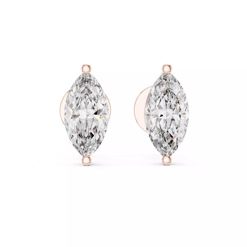 Marquise Solitaire Studs 3dm stl renders animation videos