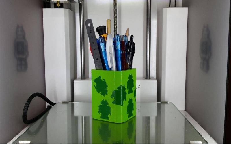 dual extrusion ultibot pencil box