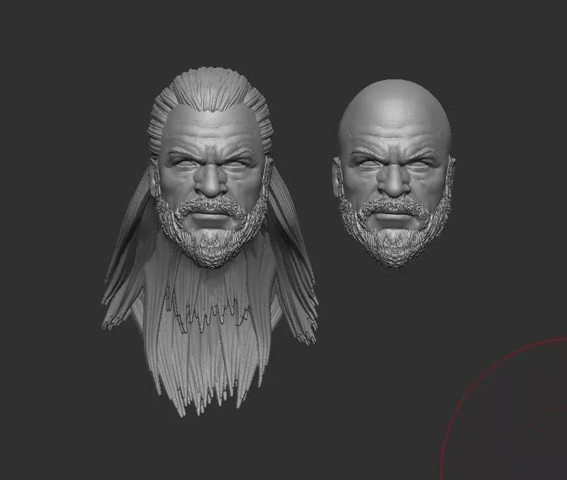 Triple HHH Headsculpt for Action Figures