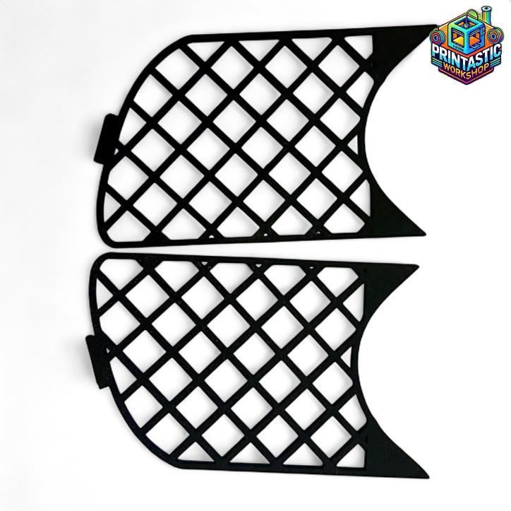 BMW E46 M3 M PACK Fog Light Mesh Covers – Front Bumper Grilles | STL for 3D Printing Grill