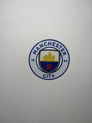 Manchester City Wall Logo, 4-Color AMS Ready