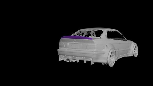 BMW E36 lip trunk 1/1