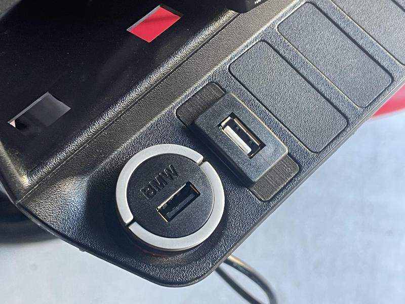 BMW E36 center console panel for USB socket