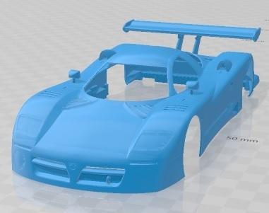 Nissan R390 GT1 1997 Printable Body Car
