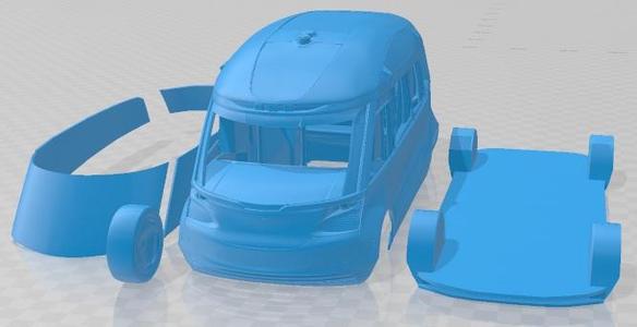Kamaz 1221 Printable Van