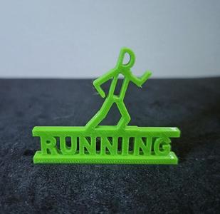 A decorative piece with the shape of a runner