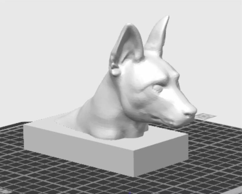 Belgian Shepherd Malinois Bust