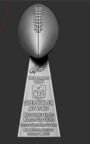 NFL SUPERBOWL EAGLES VINCENT LOMBARDI