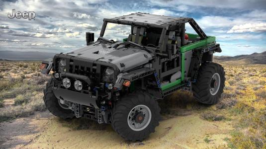 LEGO Steering lift rod for MOC - 42129 Jeep Trailcat 4x4 - RC alternate build