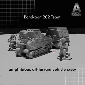Bandvagn 202 all terrain vehicle combat team