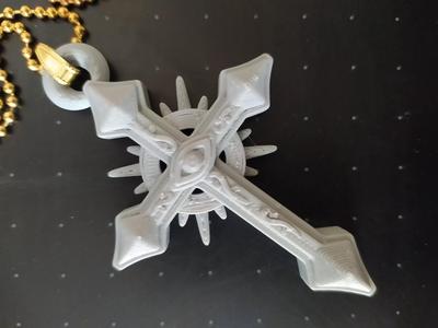 Gothic Cross Pendant - Printer Ready
