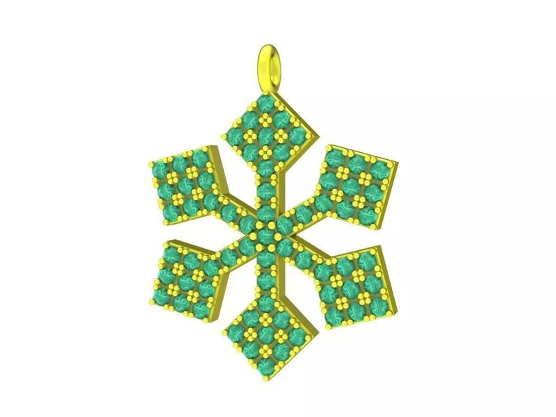 7044 korean diamond women pendant