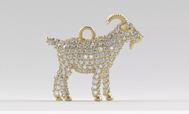 Goat Pendant - Bold Spirit Untamed Style