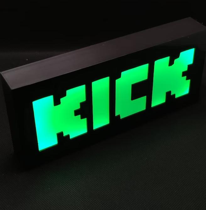 ILLUMINATED KICK LOGO
