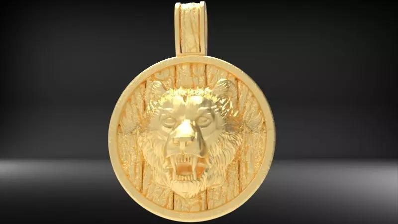 Bear head pendant Necklace Charm Bracelet Jewelry