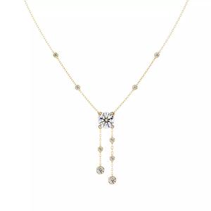 Antique Luxury Round Diamond necklace for women