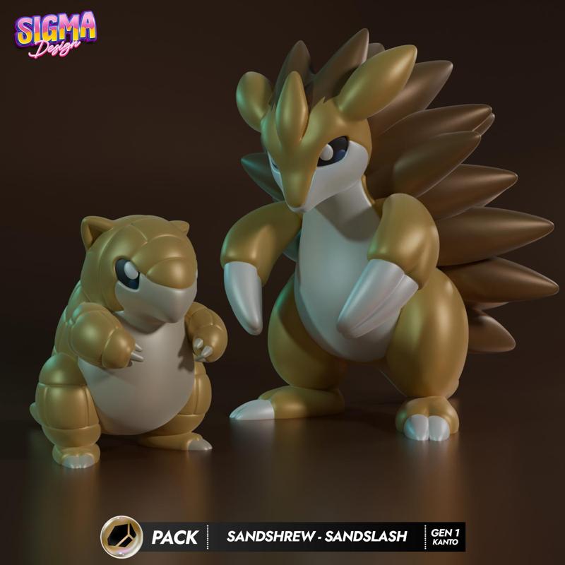 pack - sandshrew sandslash
