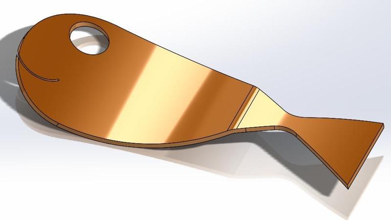 Stove Spoon Holder Smiling Fish