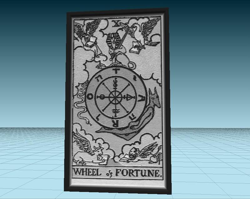 3 FULL tarot card SETS <entire deckS> lithophane tiles