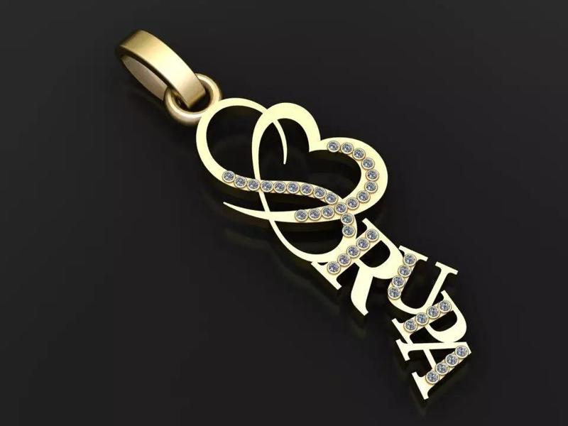 bruh pendant  3D printable model