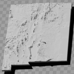 New Mexico USA relief maps collection