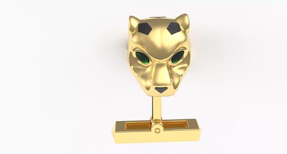 panther cufflink