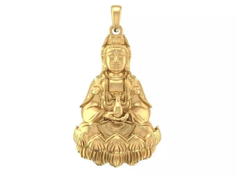 buddha pendant brings lucky   3079