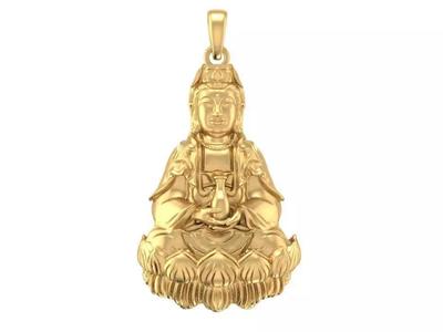 buddha pendant brings lucky   3079