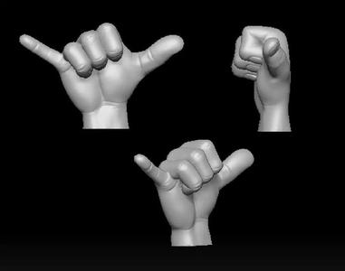Hand Shaka Model