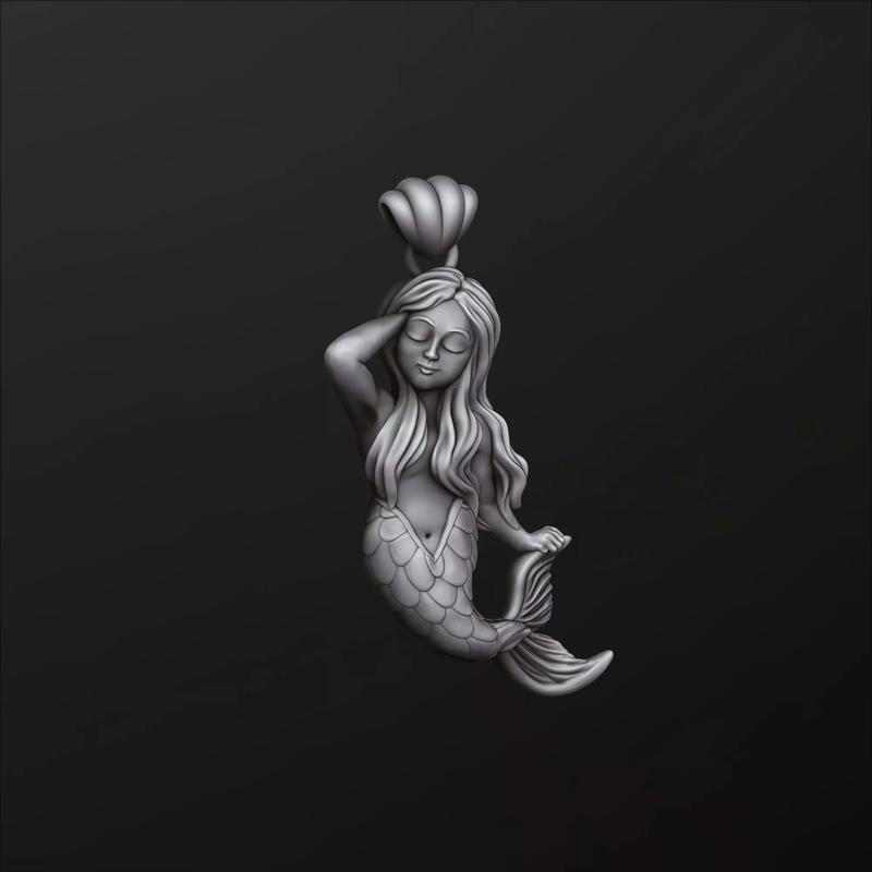 Little Mermaid Girl Pendant