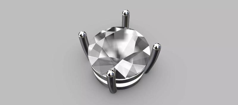 Round Gemstone Pendant 6 85-6 91x4 17mm