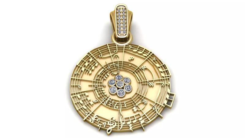 Men Fashion pendant 3d printable model