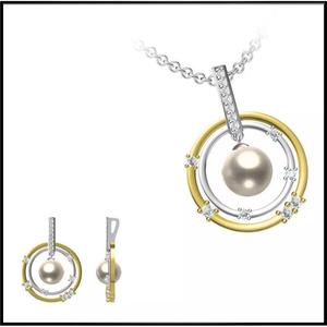 JCD Format Pearl pearl pendant metal file for jewelry making